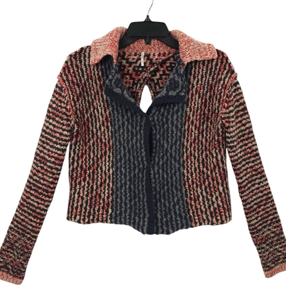 FREE PEOPLE Women’s split back cardigan sweater - Picture 15 of 16